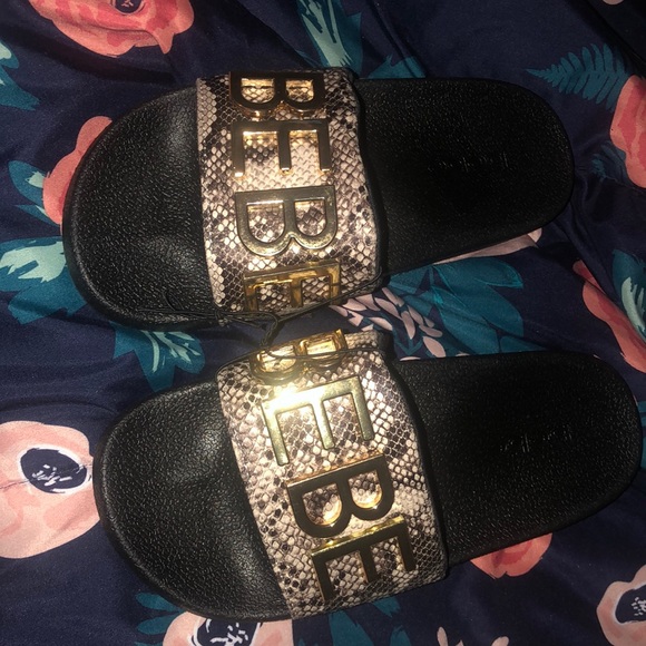 bebe Shoes - Brand new bebe slides